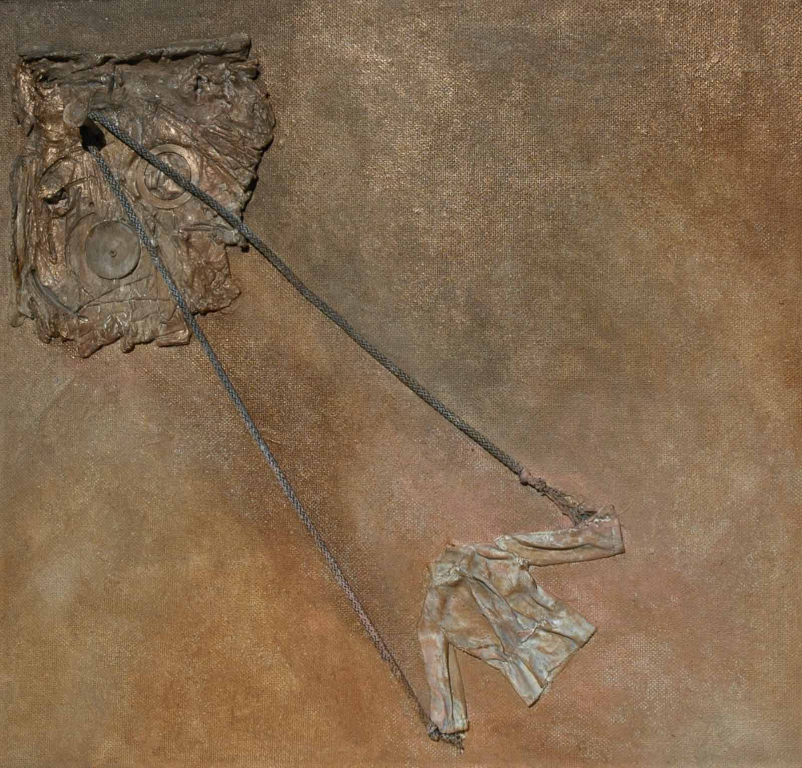 Polimateric 0139 Tecnica mista su tavola di compensato F.to cm 47 x 50